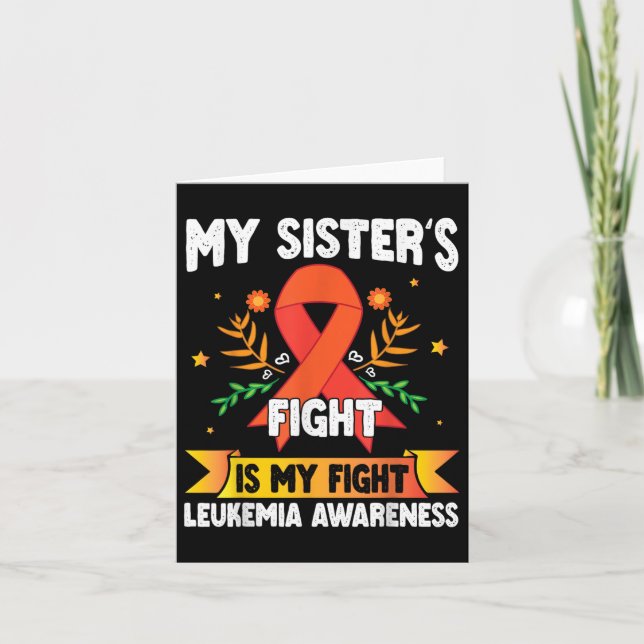Tarjeta Hermano Mis Hermanas Pelean Es Mi Lucha Contra La  (Anverso)