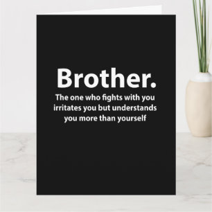 Tarjeta Hermano Tipografía Hermano