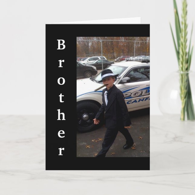 TARJETA "HERMANO" - USTED (MEJOR) TIENE UN GRAN CUMPLEAÑOS (Anverso)