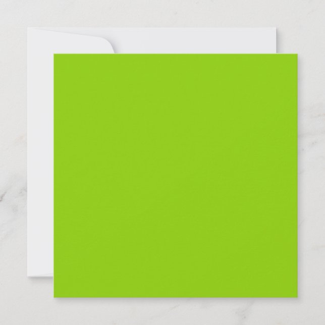 Tarjeta Hermano Verde Color Sólido (Anverso)