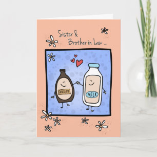 Tarjeta Hermano y Hermana en Aniversario de la Ley Leche d