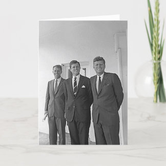 Tarjeta Hermanos de Kennedy, Juan, Ted, Roberto