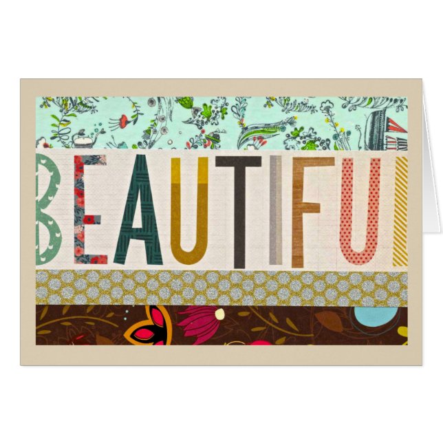 Tarjeta hermosa (Anverso (Horizontal))