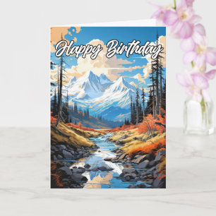 Tarjeta Hermosa Calca En Otoño   Cumpleaños