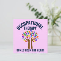 Hermosa cita de Oro del Árbol de Terapia Ocupacion