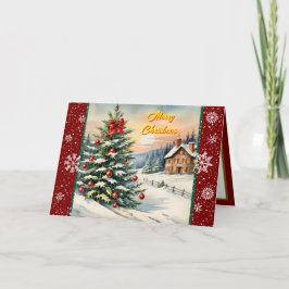 Tarjeta Hermosa colección de Navidades festivos y modernos