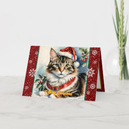 Tarjeta Hermosa colección moderna de vacaciones para navid