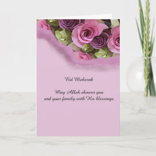 Tarjeta hermosa del diseño del rosa
