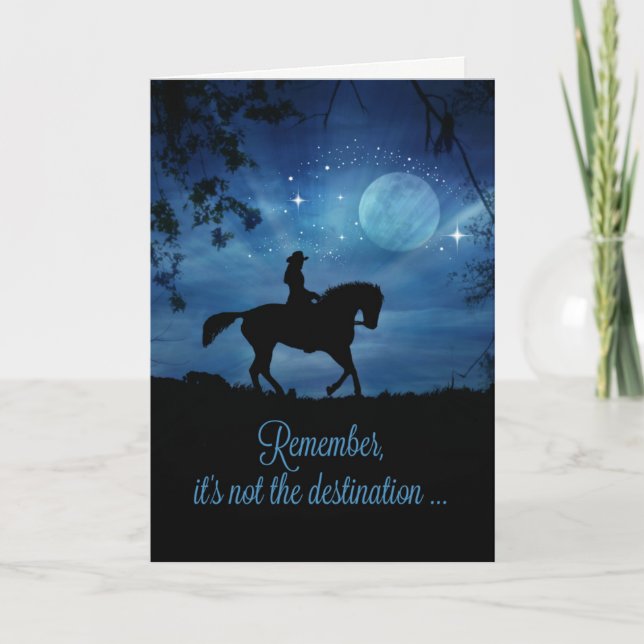 Tarjeta hermosa del paseo del feliz cumpleaños de (Anverso)