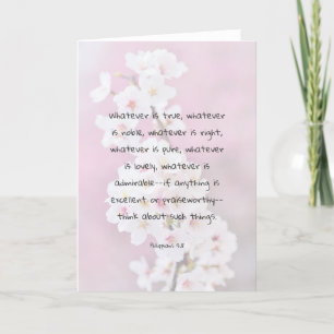 Tarjeta Hermosa Escritura Motivadora Biblia Verso Cita