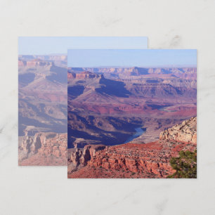 Tarjeta Hermosa foto del paisaje del Gran Cañón Arizona
