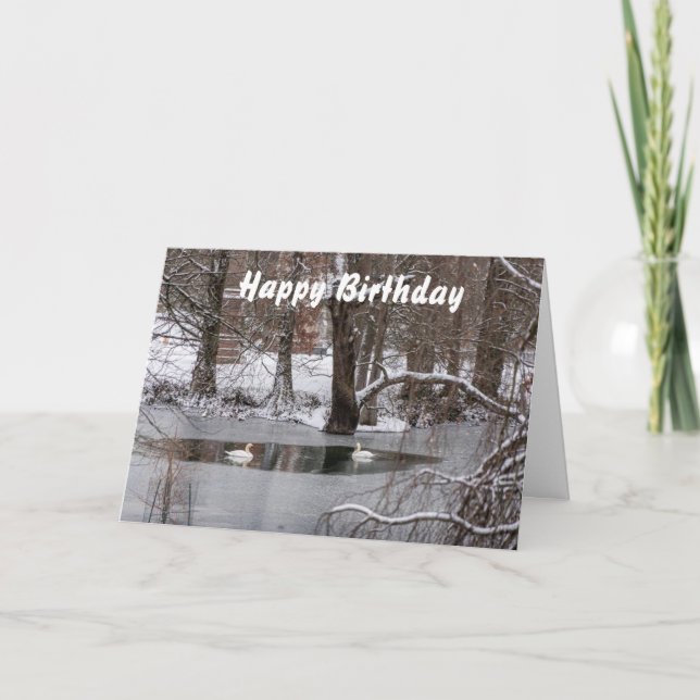 TARJETA *HERMOSA FOTO PARA USTED POR SU BELLO CUMPLEAÑOS* (Anverso)