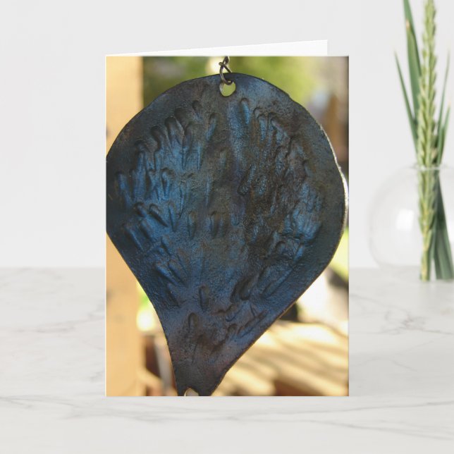 Tarjeta Hermosa hoja Metalizado (Anverso)