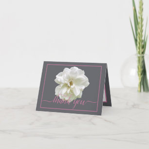 Tarjeta Hermosa Moda de fondo de color rosa blanco Gracias