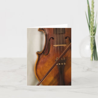 Tarjeta Hermosa música: violín