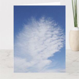 Tarjeta Hermosa nube