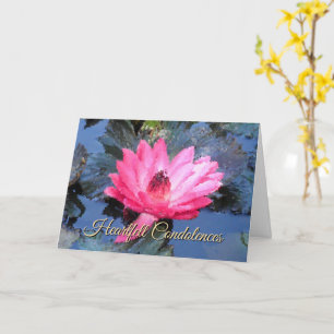 Tarjeta Hermosa Oración con Morados Azules Verdes Rojos