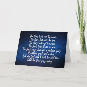 Tarjeta Hermosa orquesta cristiana estrena poema cielo noc