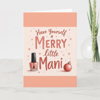 Tarjeta Hermosa para cualquier amante de la manicu
