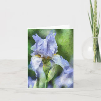 Tarjeta Hermosa púrpura Iris Notecard