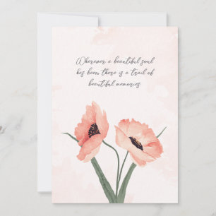 Tarjeta Hermosa simpatía por los Recuerdos