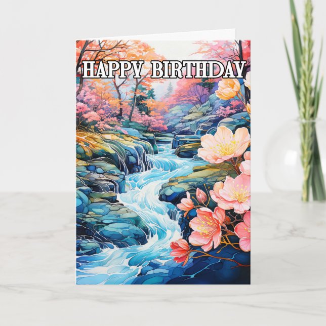 Tarjeta Hermosa Tarde De Verano En La Cara (Anverso)