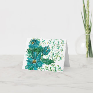 Tarjeta Hermosas mamáes azules con fondo colorido