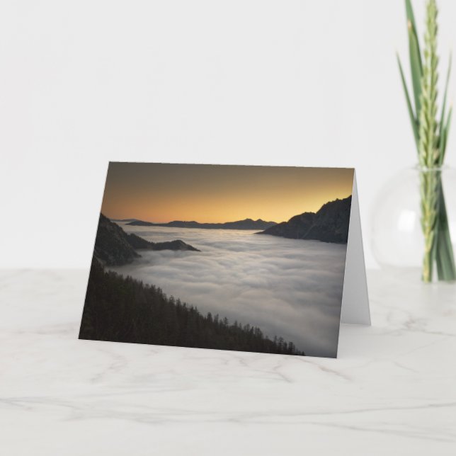 Tarjeta Hermoso amanecer (Anverso)