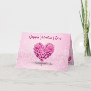 Tarjeta Hermoso Corazón de Jacinto Rosa por el Día de San