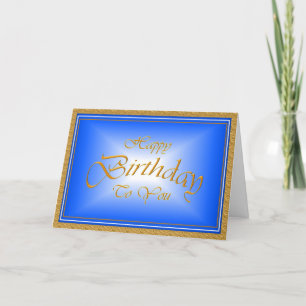 Tarjeta Hermoso cumpleaños de diamantes azules