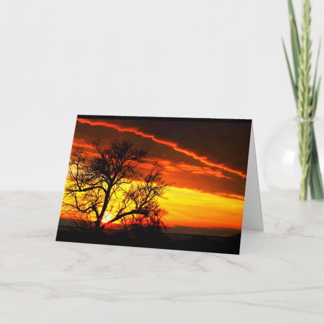 Tarjeta ¡Hermoso Cumpleaños Desde El Amanecer Hasta El Ama (Anverso)