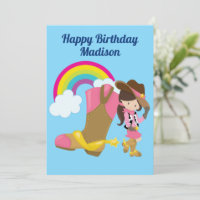 Hermoso cumpleaños feliz de chica de vaca personal