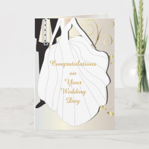 Tarjeta Hermoso Día de la Boda