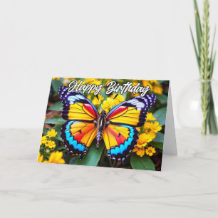 Tarjeta Hermoso diseño de mariposa de anidamiento