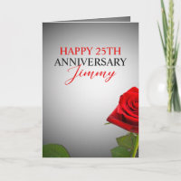 Hermoso Esposo Floral Plateado 25 Aniversario