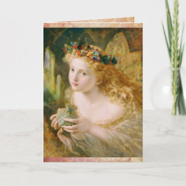 Tarjeta Hermoso Fairy Dreams Vintage Birthday