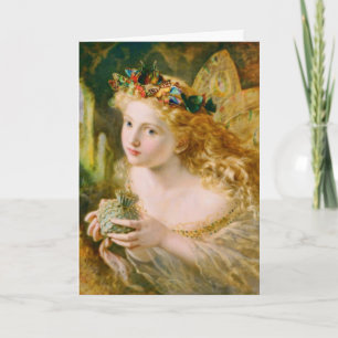 Tarjeta Hermoso Fairy Dreams Vintage Birthday