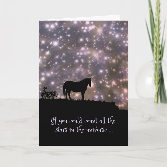 Tarjeta Hermoso pensamiento de tu carta con amor (Anverso)