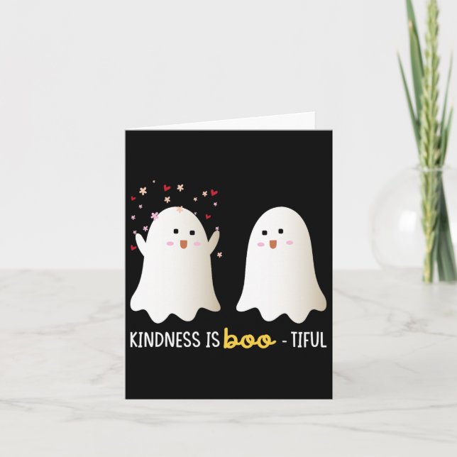 Tarjeta Hermoso profesor es un fantasma fantasma para Hall (Anverso)