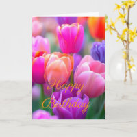 Hermoso ramo de tulipanes flor rosa invierno cumpl