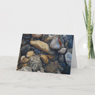 Tarjeta Hermoso río Alaskan Rodea En Una Foto De Agua Tran