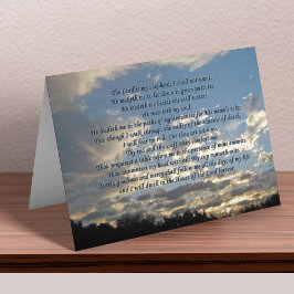 Tarjeta Hermoso Salmo 23 Notecards