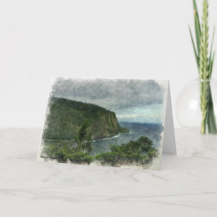 Tarjeta Hermoso Valle de Waipio