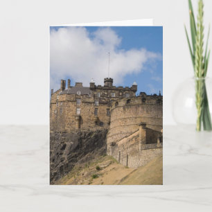 Tarjeta Hermoso y famoso Castillo de Edimburgo