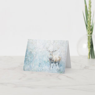 Tarjeta Hermosos Animales De Woodland Alk En Saludo De Nie