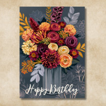 Hermosos Deseos de Cumpleaños Florales Flores Colo