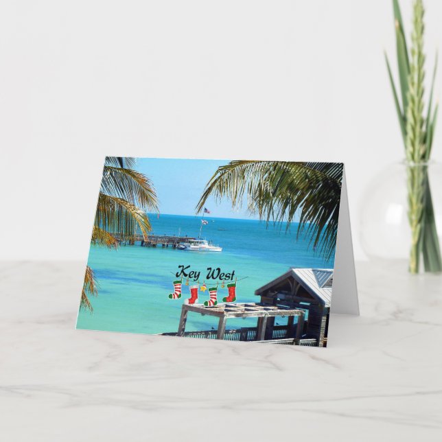 Tarjeta Hermosos Navidades clave del oeste (Anverso)