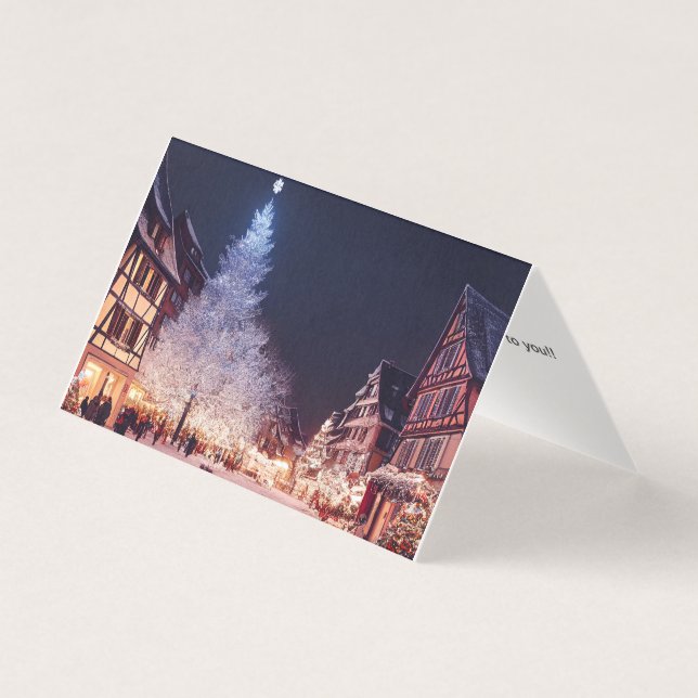 Tarjeta Hermosos Navidades de Colmar (Anverso)