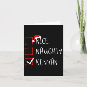 Tarjeta Hermosos Navidades kenianos y raíces del patrimoni