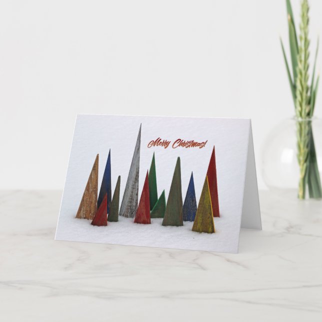 Tarjeta Hermosos Navidades saludando (Anverso)
